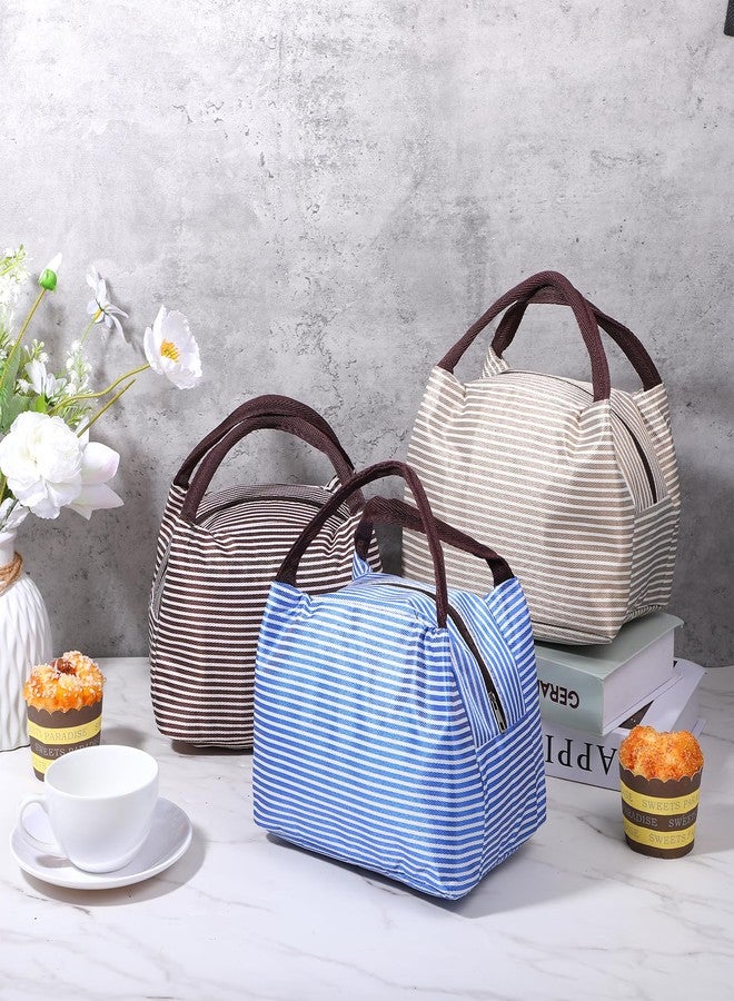 Lemecima 12 Pcs Insulated Lunch Bag Bulk Reusable Thermal Lunch Box Waterproof Leakproof Tote Bag with Soft Liner for Women Men Office Work School Picnic Beach Fishing - Image 4